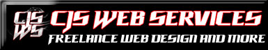 Freelance web designer developing web sites, WordPress Customizations, eBay auction page templates, logos and more!